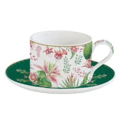 Alternative view of Sada šálok s podšálkou Botanic Chic