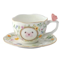 Šálka s podšálkou Dancing Butterflies