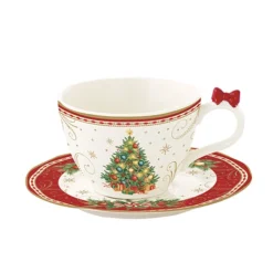 Set šálok s podšálkou Christmas Heritage – Obrázok 2