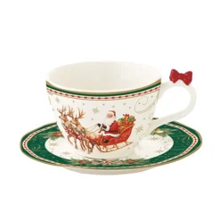 Set šálok s podšálkou Christmas Heritage – Obrázok 3