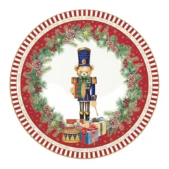 Set dezertných tanierov Christmas Teddy – Obrázok 3