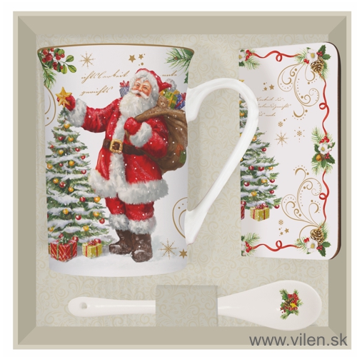 vilen-porcelan-vianočny hrnček čajovy set