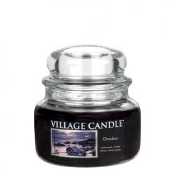 vonna sviečka village candle obsidian 1