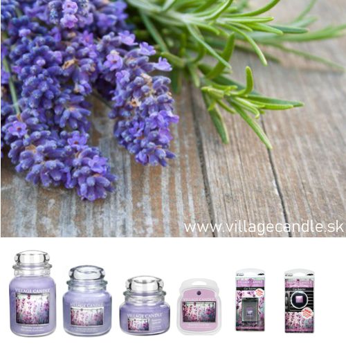 vonna sviečka village candle rosemary lavender